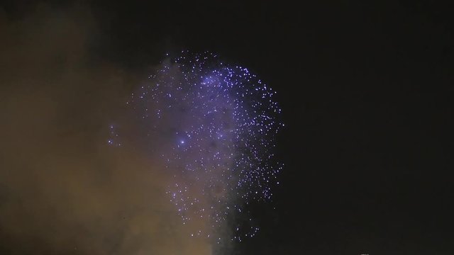 Fireworks show for celebration in New Year Party
