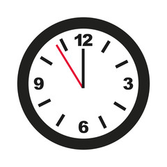 time clock isolated icon design