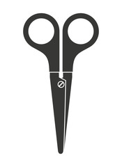 scissors cutting isolated icon design