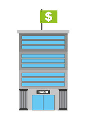 bank isolated icon design