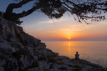 watching the sunrise