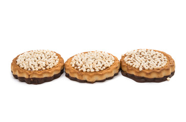 Butter cookies isolated