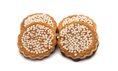 Butter cookies isolated