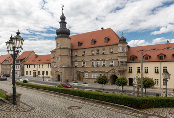 Mücheln Geiseltal, Rathaus und Marktplatz