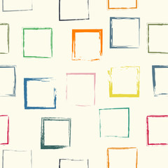 Seamless pattern of colorful squares