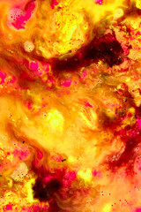 Obraz na płótnie Canvas Red and yellow paint texture