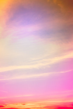 bright vertical sunset sky nature background