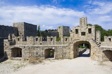 Fototapeta na wymiar The Gate of Saint Paul, Rhodes