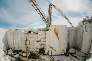 marble quarry, baikal,  russia, July 2016