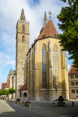 Fototapeta na wymiar St. Jakob Kirche Rothenburg ob der Tauber 