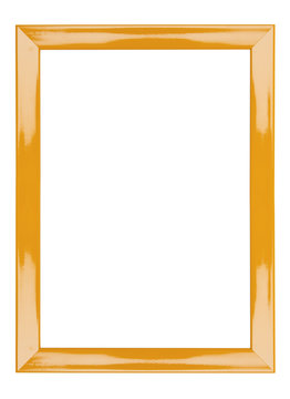 orange frame abstract background has clipping path
