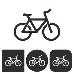 Bicycle - vector icon.