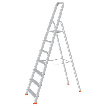 construction ladder vector illustration isolated on a white background