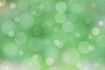 the Abstract blur green color bokeh lighting for background


