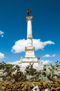 Monument des Girondins fountain, Bordeaux, France