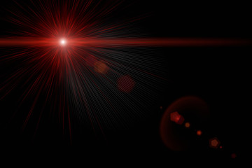 futuristic glowing light flare background design illustration