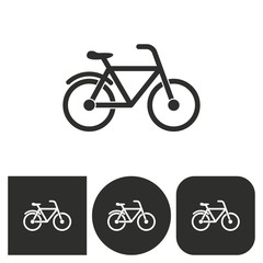 Bicycle - vector icon.