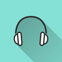 Headphone - vector icon