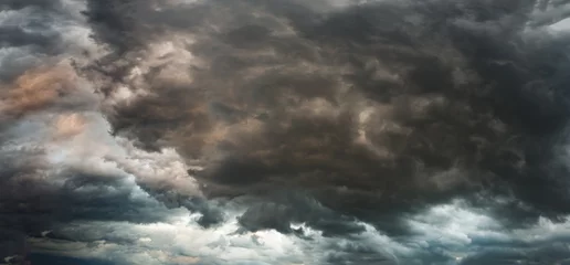 Foto auf Acrylglas Panorama of a stormy sky © luchschenF