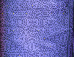 Cotton / Close up cotton fabric thai style, soft focus.