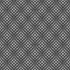 Fototapeta premium Realistic metal grid texture background. Structure of metal mesh fence with highlights and shadows. Vector backdrop.