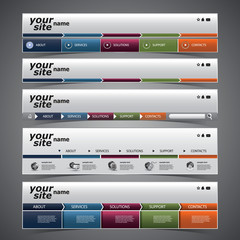     Web Design Elements - Header Designs 