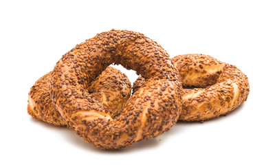 bagel with sesame