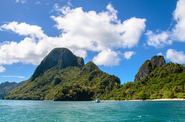 Tropical island landscape, El, Nido, Palawan, Philippines, Southeast Asia