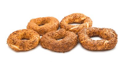 bagel with sesame