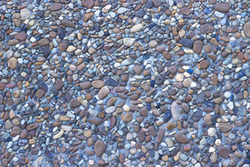 Sea pebble background