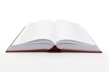 blank book isolated on white