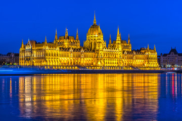 Naklejka premium Budapest Parliament, Hungary