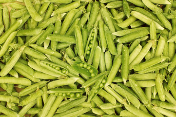 Background from green peas