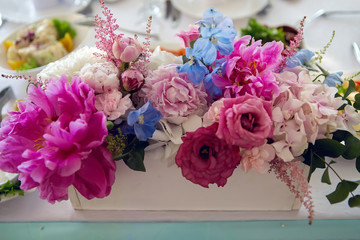 Wedding table setting