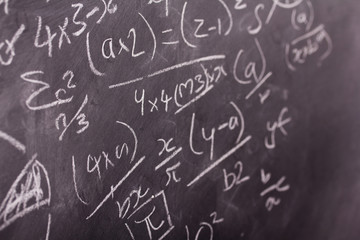 Close up of blackboard for coaching tactics