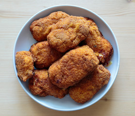 Cordon bleu on a plate