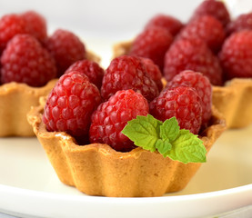 Fruit raspberries on a table