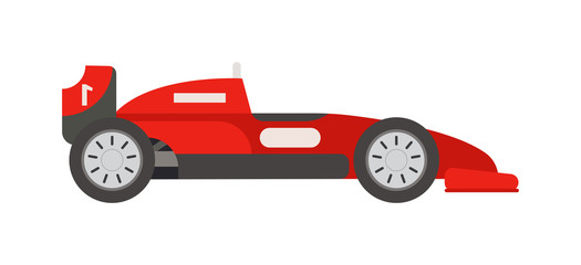 Race retro sport car. Supercar tuning retro sport car and flat style vector retro sport car illustration isolated on white background. Retro sport car vehicle automobile classic transport design.