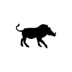 Boar icon. Black icon on white background.