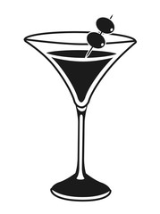 cocktail party isolated icon design