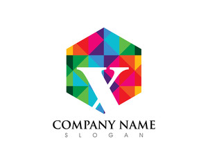 X Letter Hexagon Logo