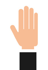 Fototapeta premium businessman hand isolated icon design