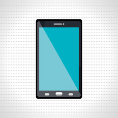 smartphone service isolated icon design, vector illustration  graphic 