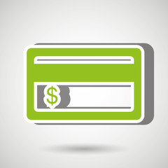 credit card isolated icon design, vector illustration  graphic 