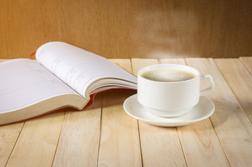 warm cup of coffee.
