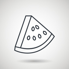 watermelon drawing isolated icon design, vector illustration  graphic 