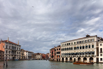 16th century Palazzo Balbi on the Grand Canal in the Venetian quarter of Dorsoduro.