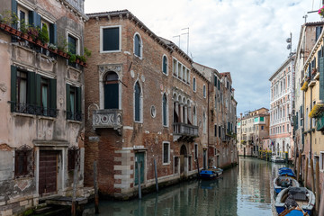 Rio de San Polo canal in the Venetian quarter of San Polo
