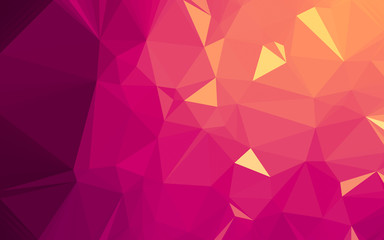 Abstract low poly background, geometry triangle