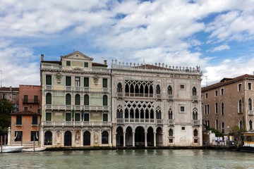 Naklejka premium Palazzo Santa Sofia is one of the older palaces in the city, known as Ca' d'Oro (